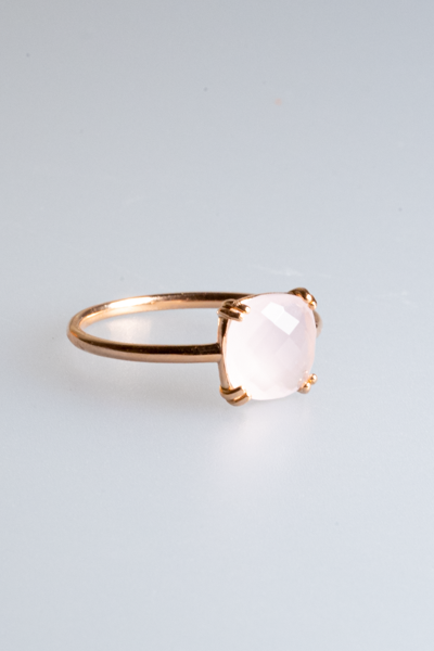 Princess Ring (Hydro Rose Quartz)