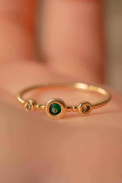 Bague Verte Enfant