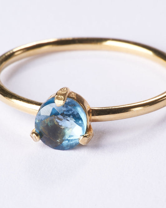 Azure Serenity Topaz Ring