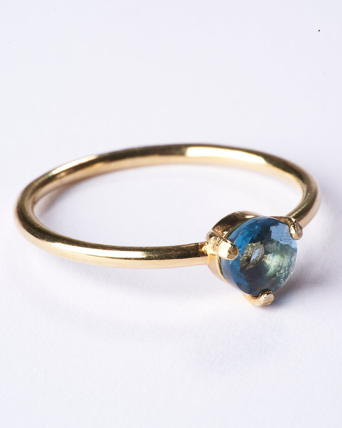 Azure Serenity Topaz Ring