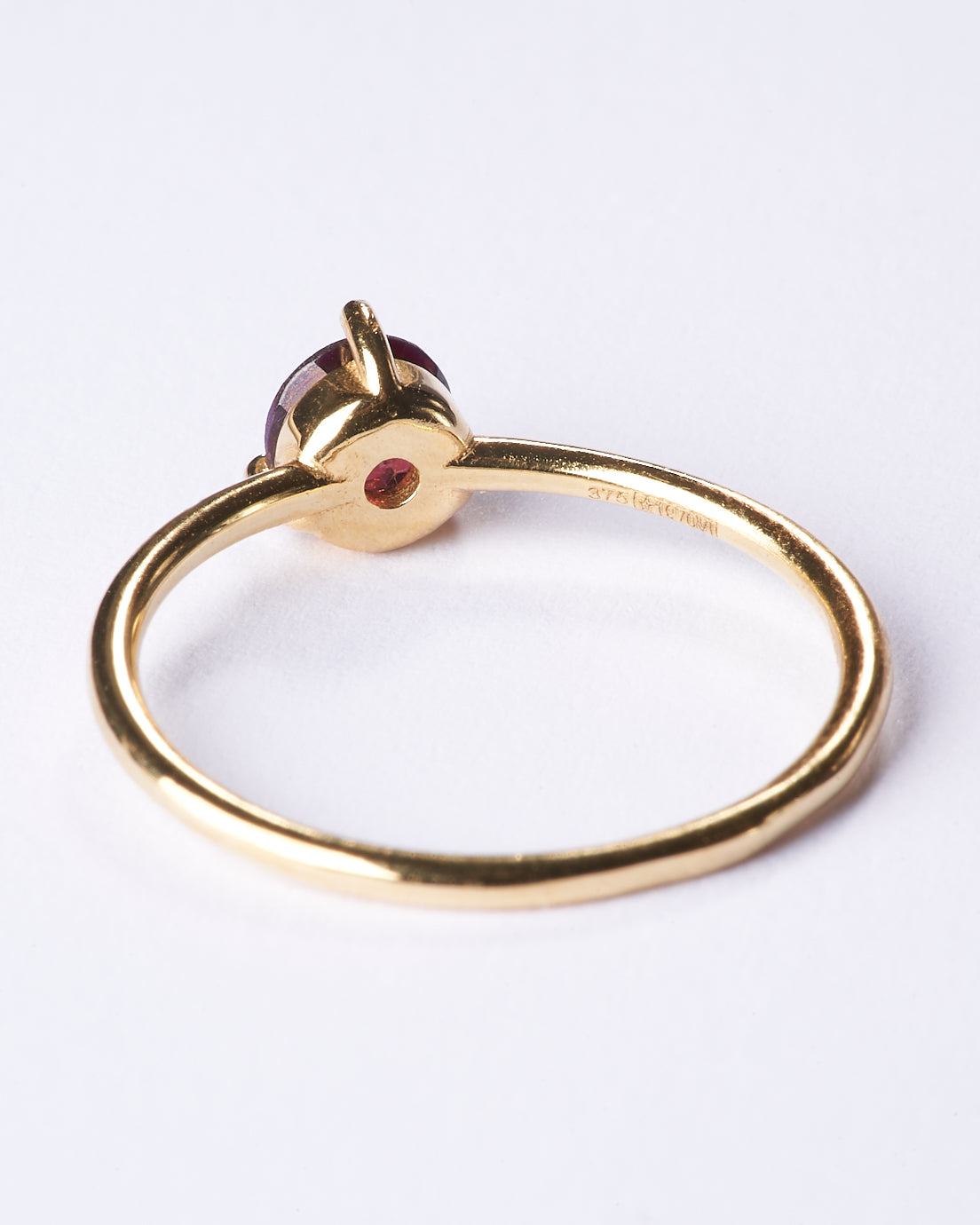 Crimson Whisper Garnet Ring