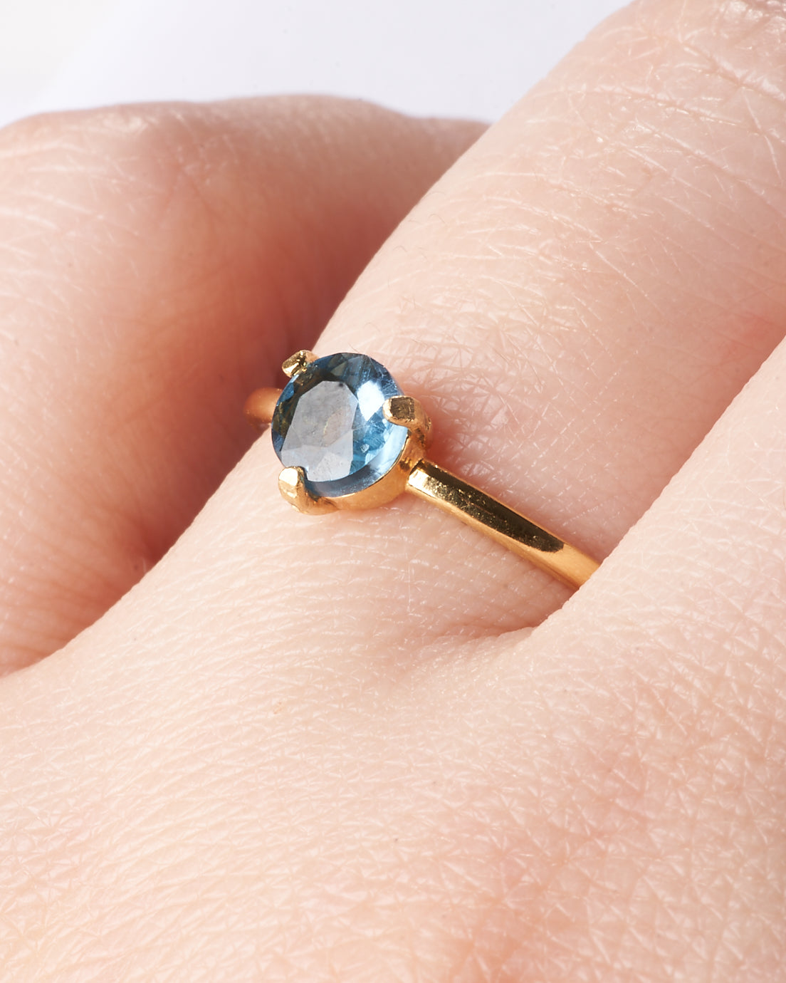 Azure Serenity Topaz Ring