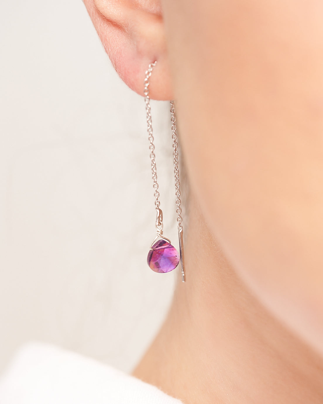 Droplets Earrings (Amethyst)