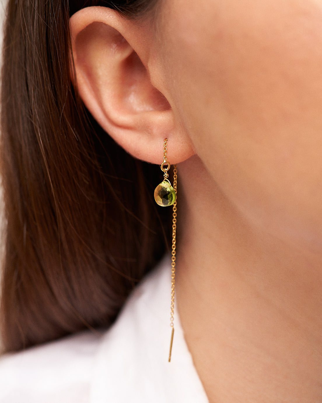 Droplets Earrings (Peridot)