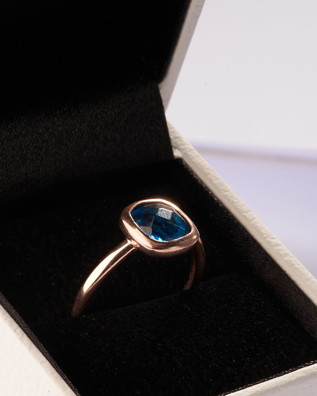 Bague Quartz Bleu