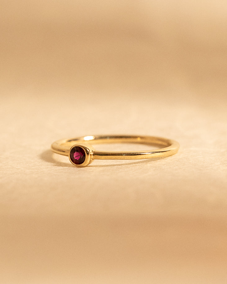 Belle Ring (Red Cubic Zirconia)