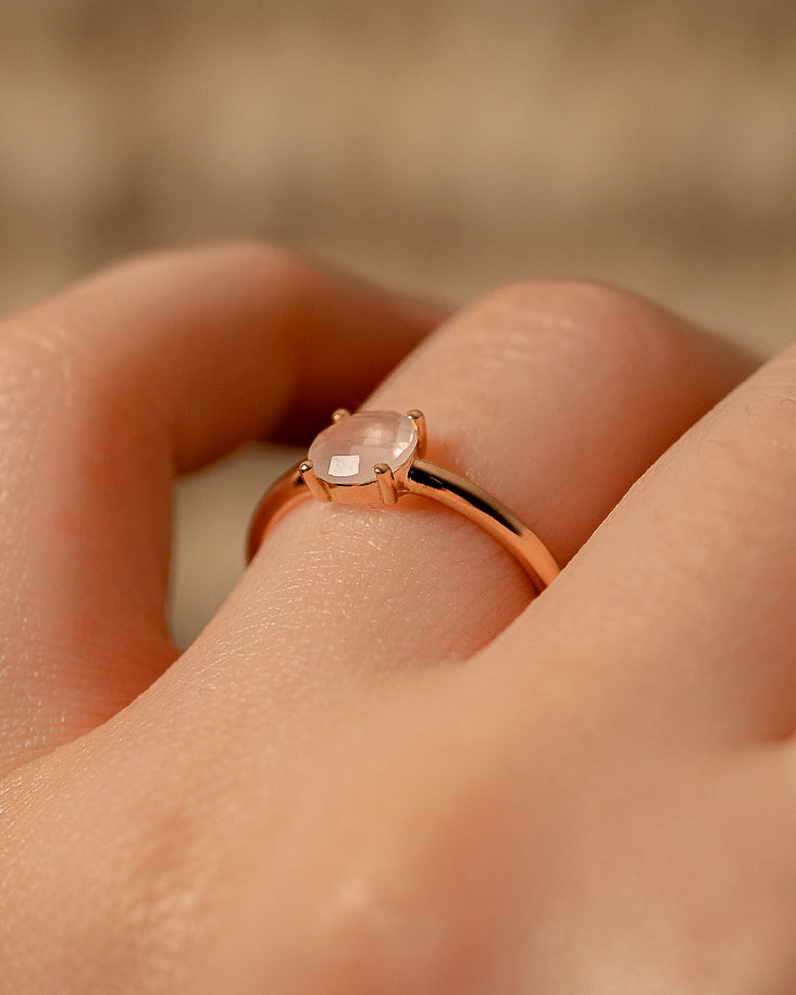 Glowy Ring (Hydro Pink Quartz)