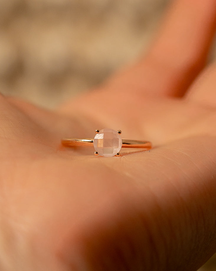 Glowy Ring (Hydro Pink Quartz)