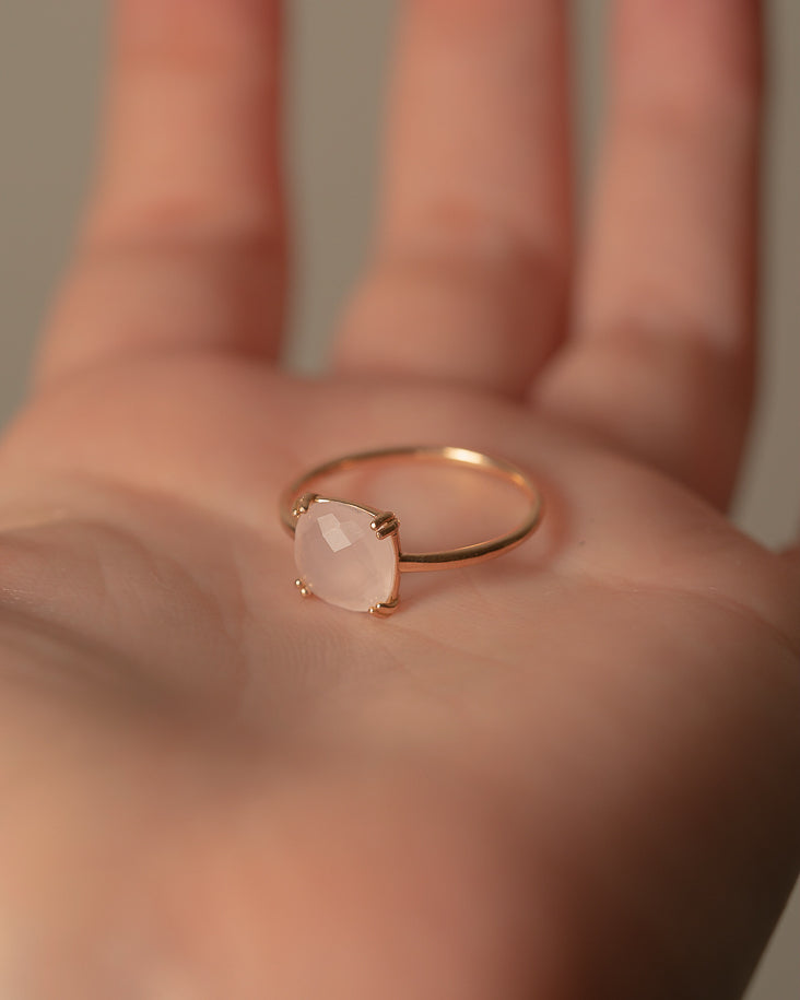 Princess Ring (Hydro Rose Quartz)