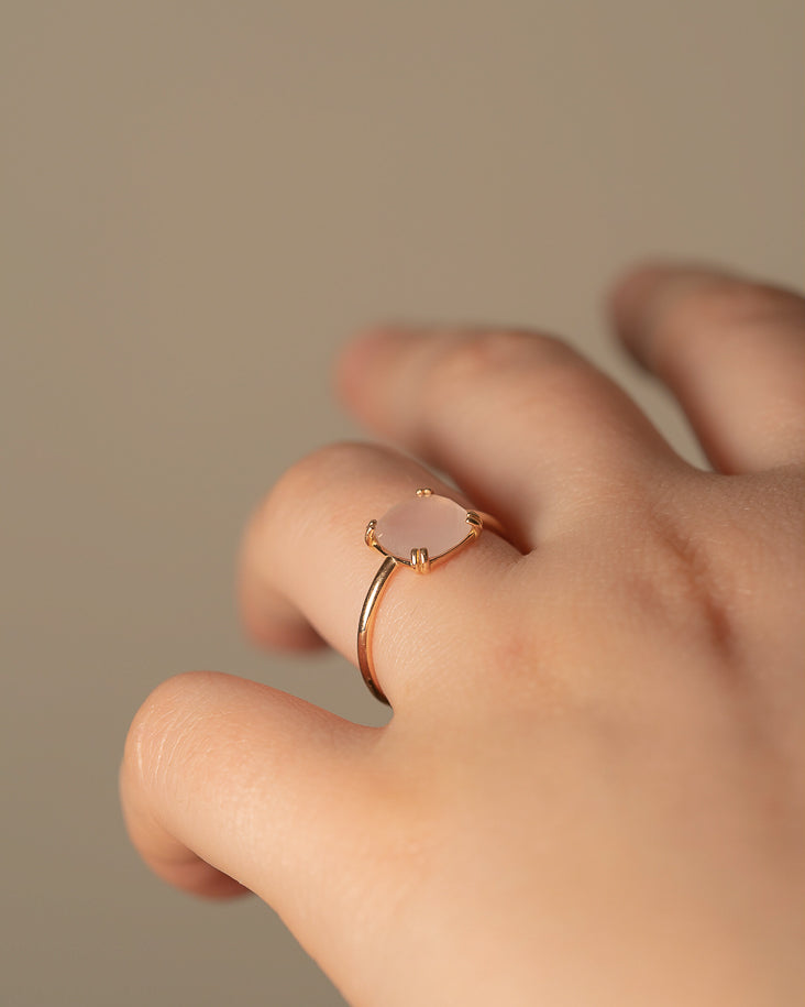 Princess Ring (Hydro Rose Quartz)