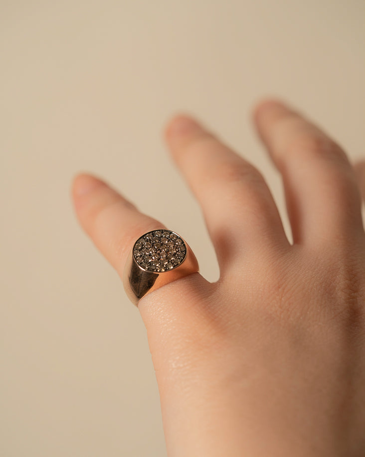 Bague Diamant Marron Tecla