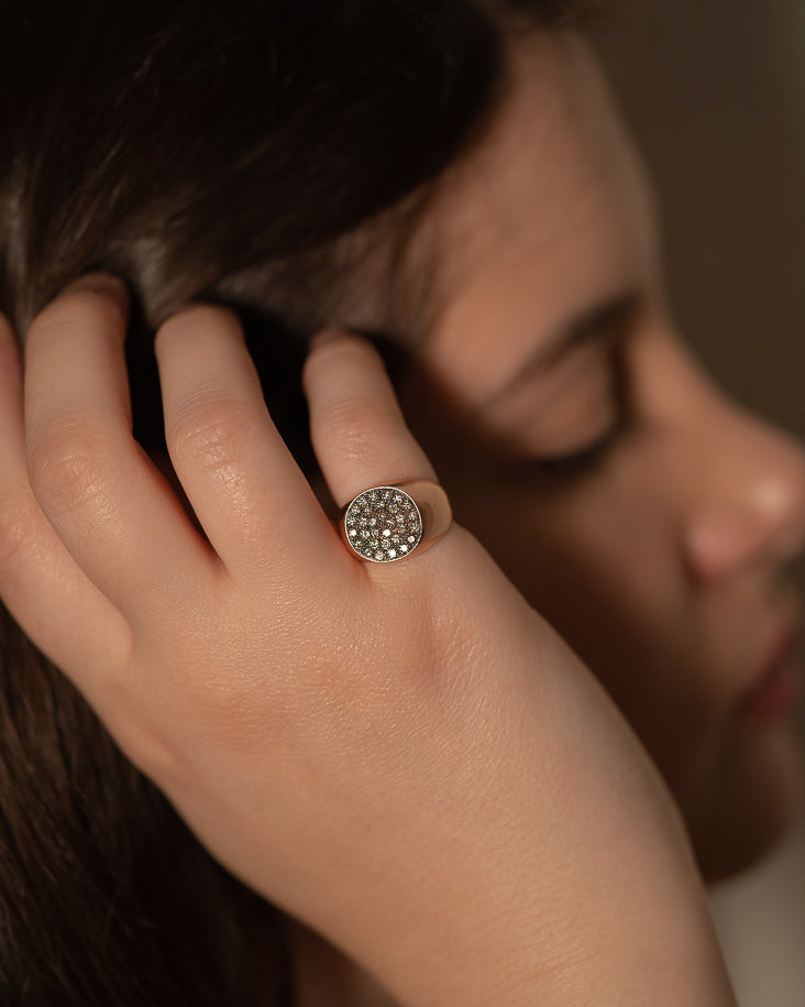 Bague Diamant Marron Tecla