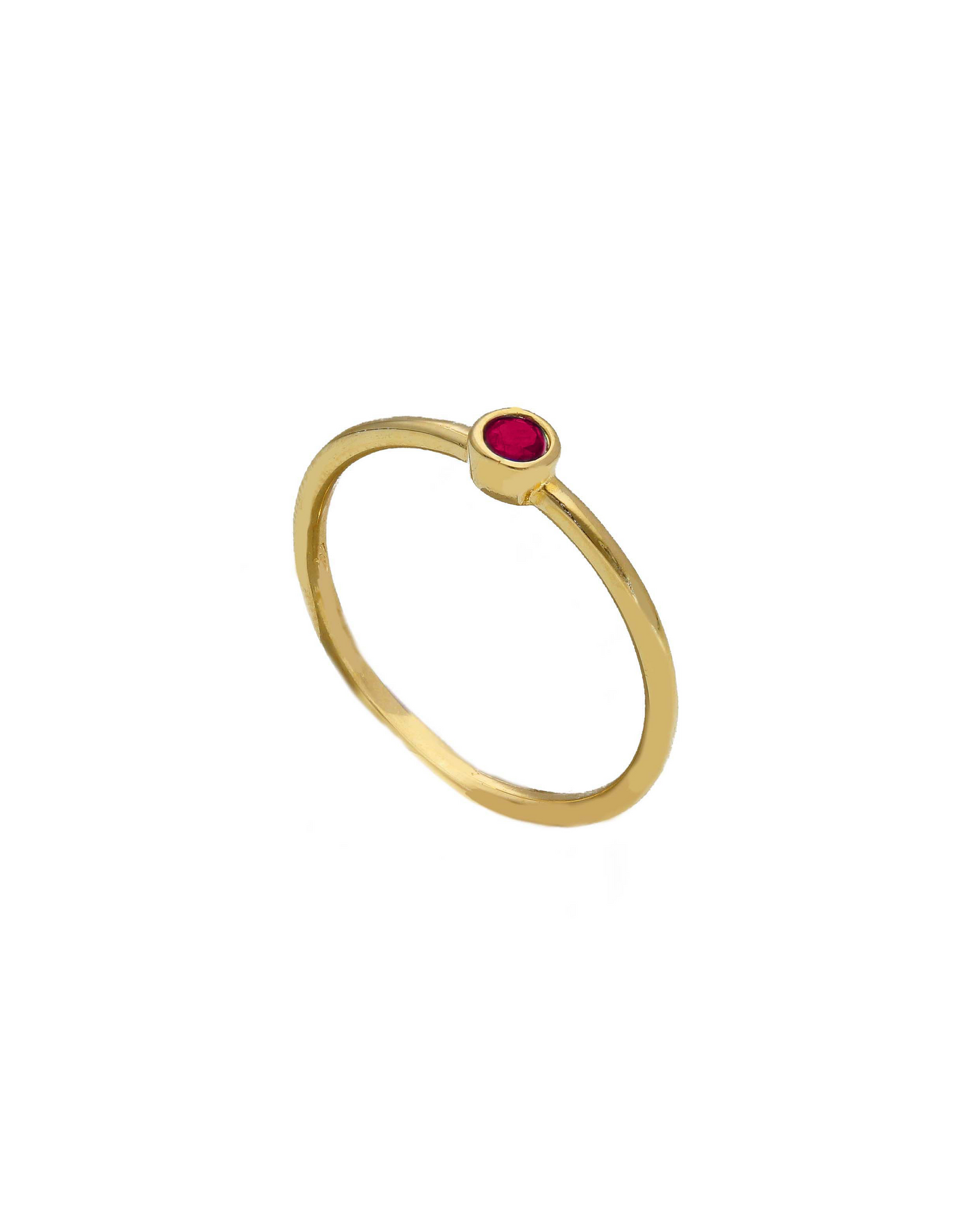 Belle Ring (Red Cubic Zirconia)