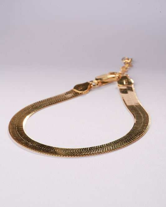 Bracelet Serpent Doré