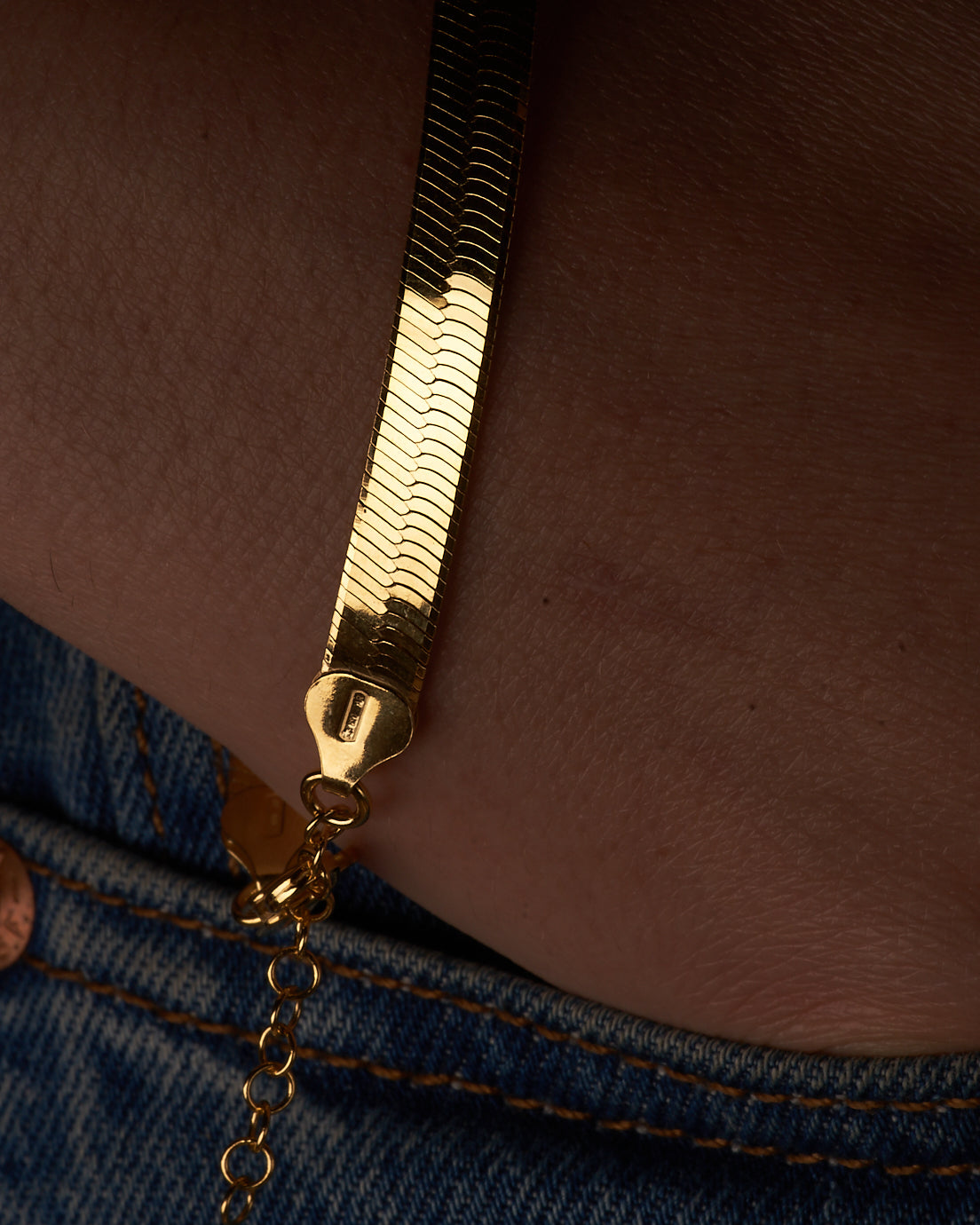 Gold Snake Bracelet