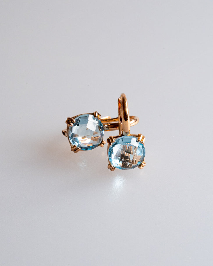 Young Earrings (Blue Topaz)