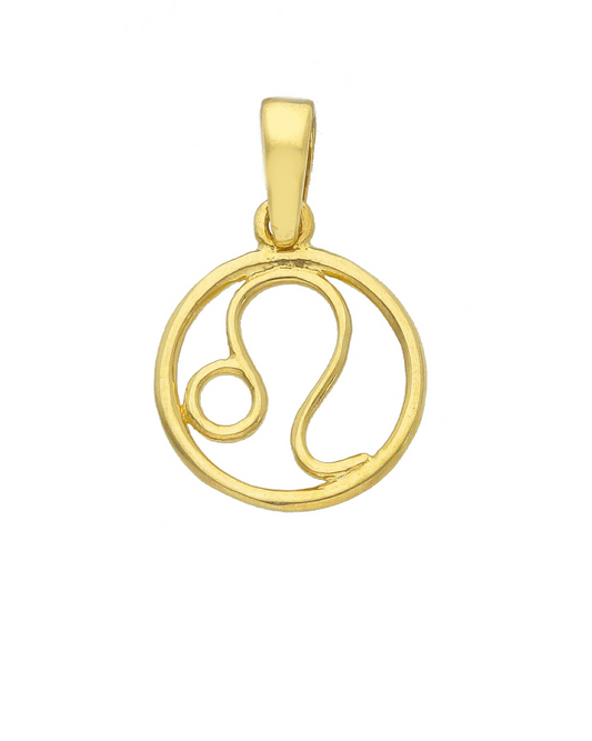 Charm Horoscope oro giallo 18k segno zodiacale leone