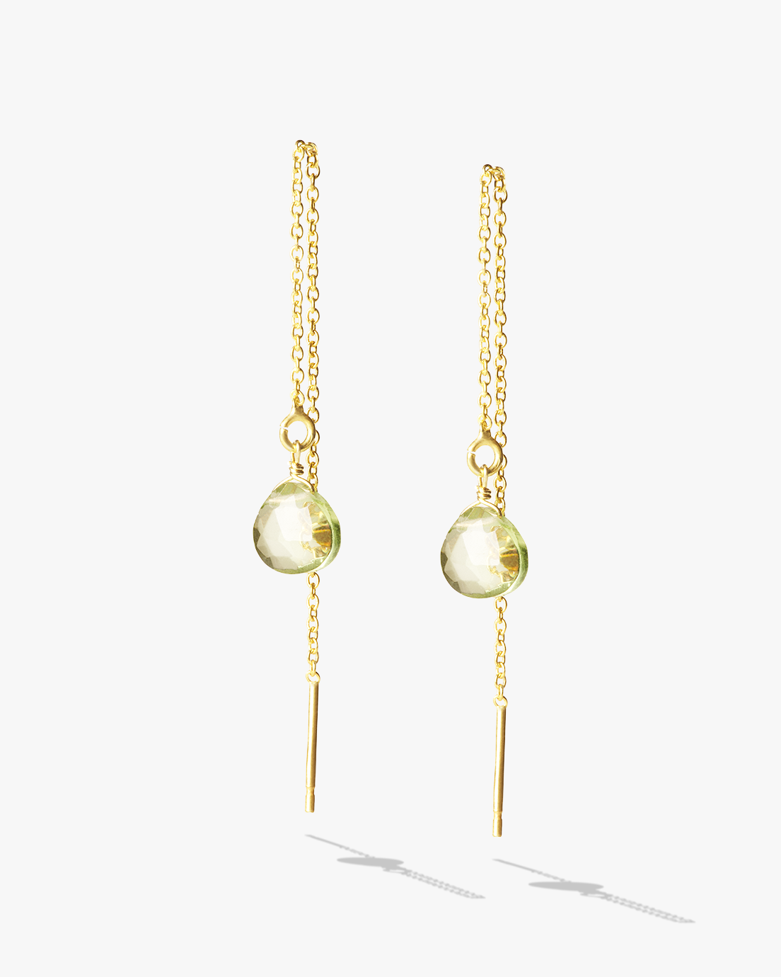 Droplets Earrings (Peridot)