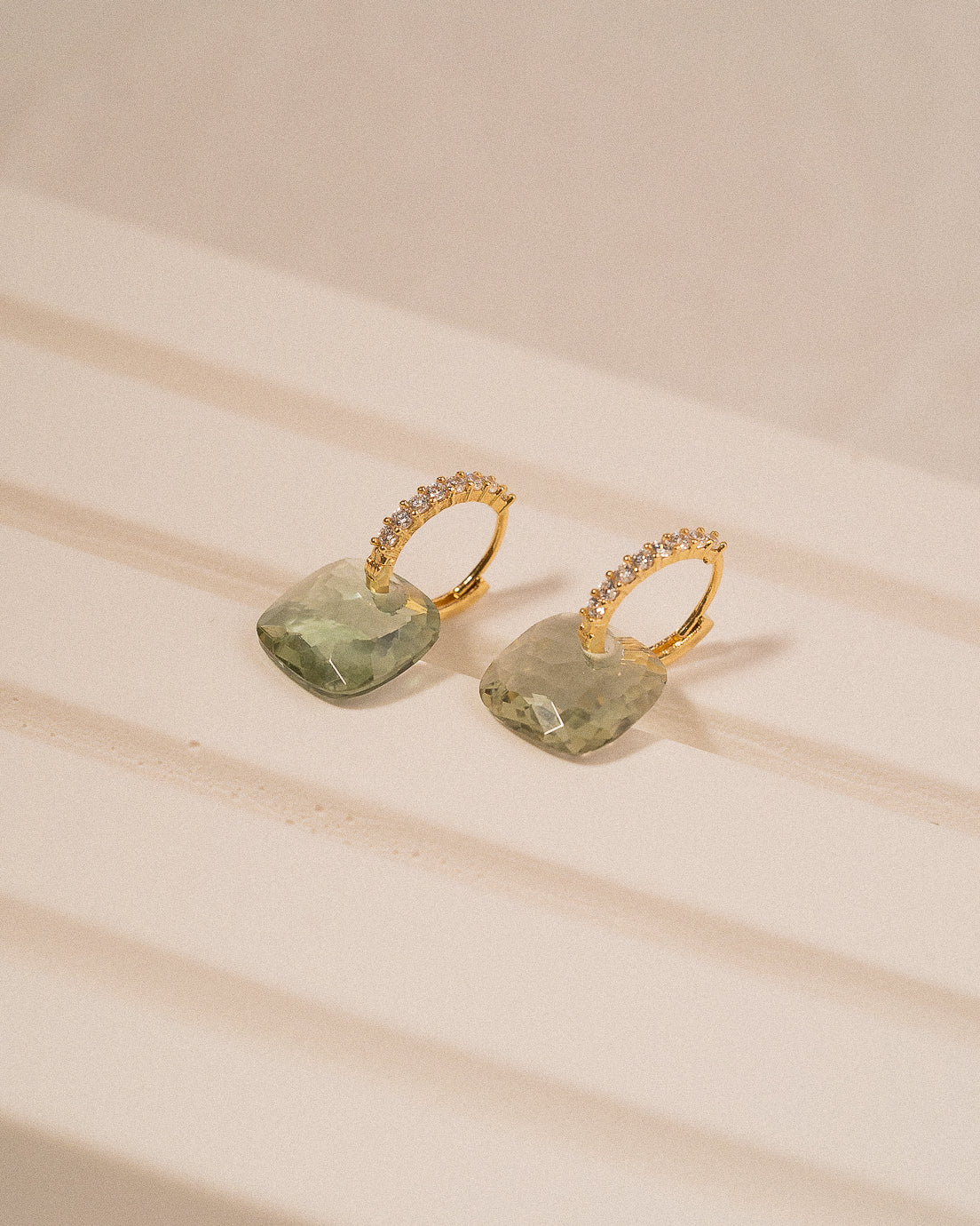 Gemstone Hoop Earrings - GioielliFazio