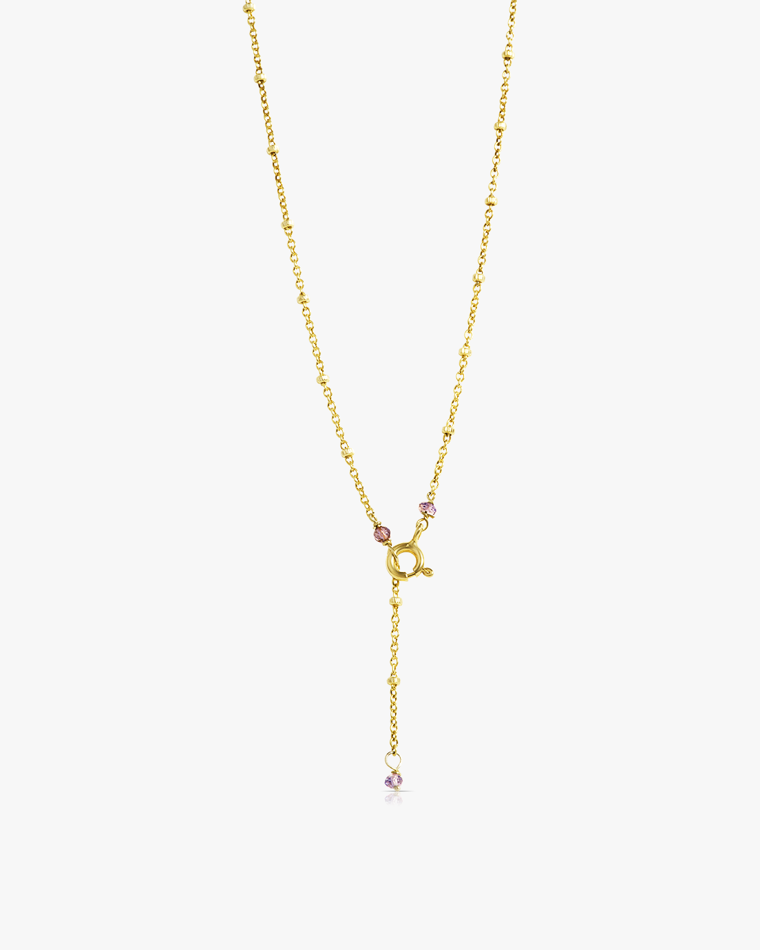 Droplet Iolite Necklace