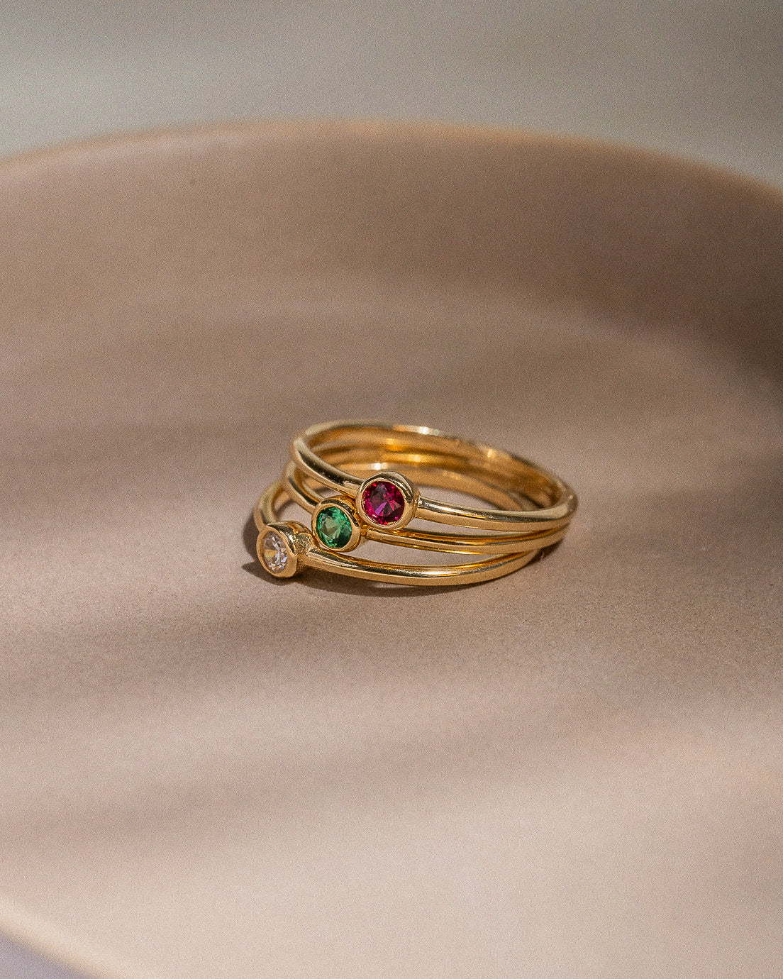 Belle Ring (Red Cubic Zirconia)