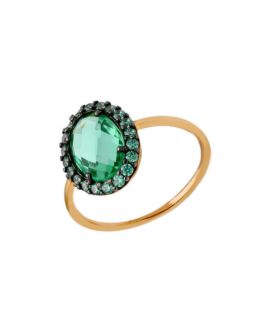 Versailles Green Quartz Ring - GioielliFazio