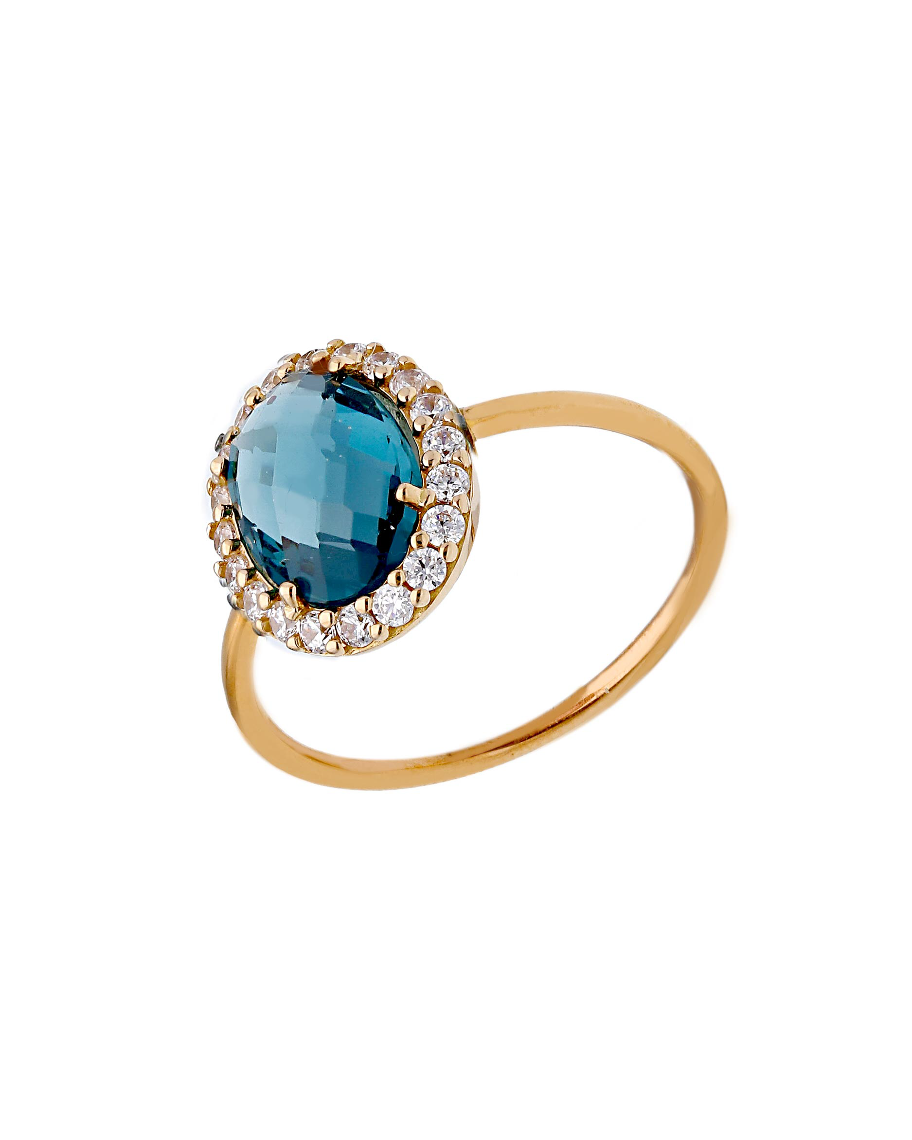 Versailles Blue Quartz Ring - GioielliFazio