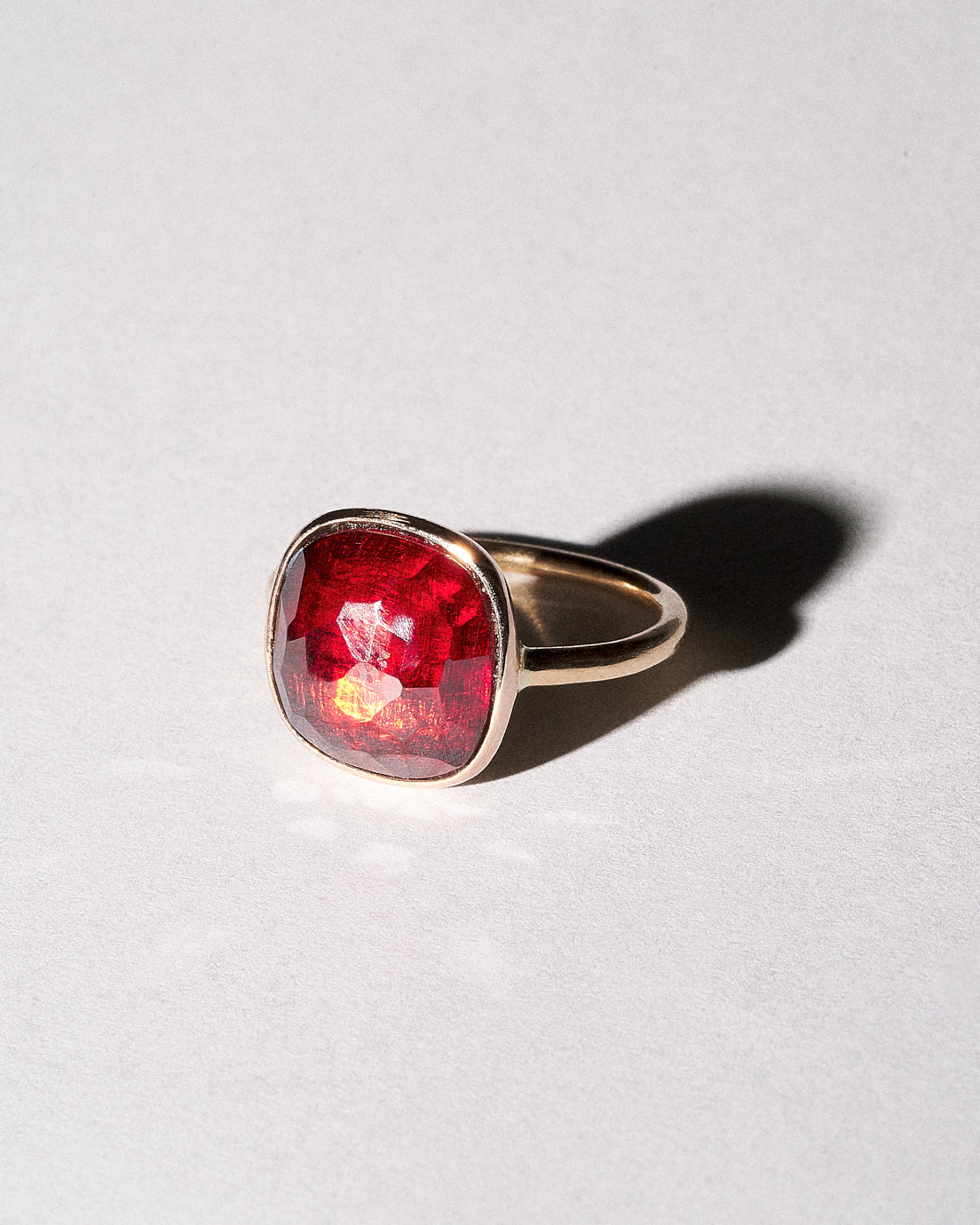 Flame Garnet Ring