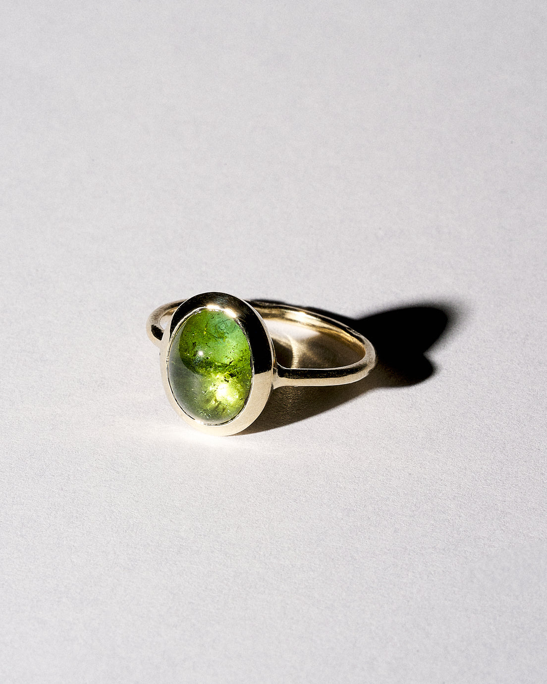 Bague Péridot Olive