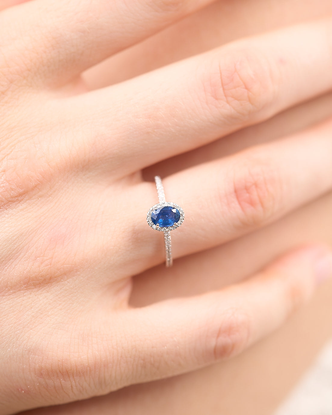 Amaya ring - Zaffiro