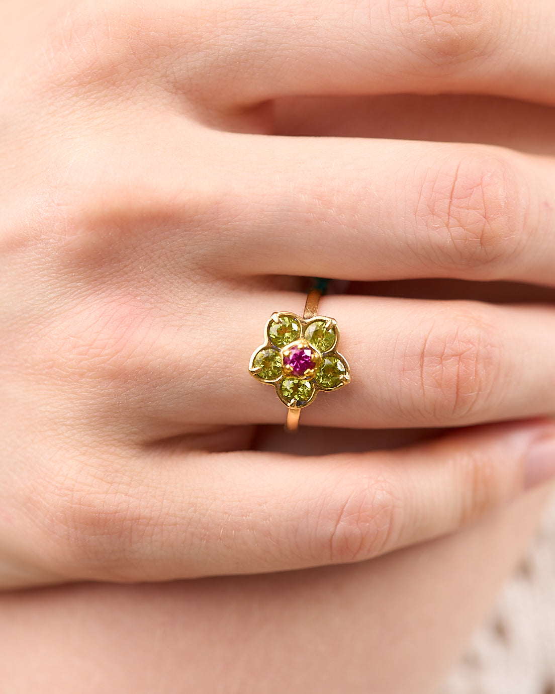 Hana ring - Peridoto