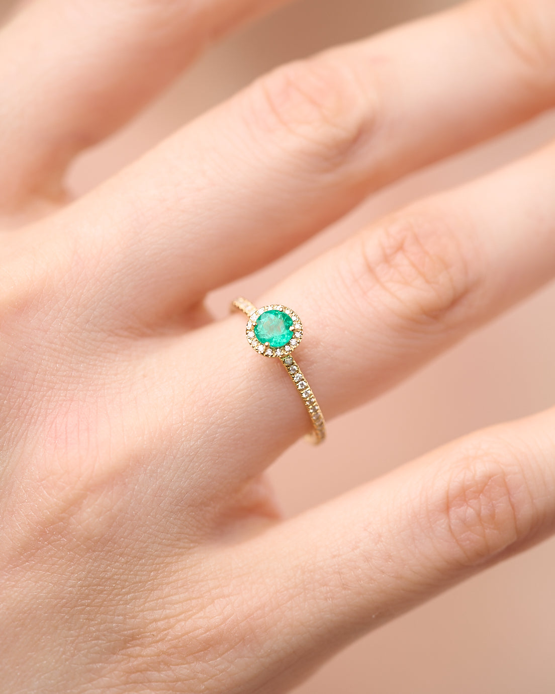 Himari ring - Smeraldo