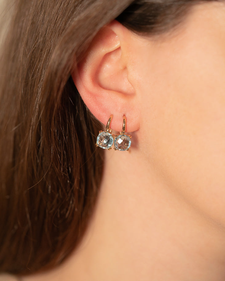 Young Earrings (Blue Topaz)