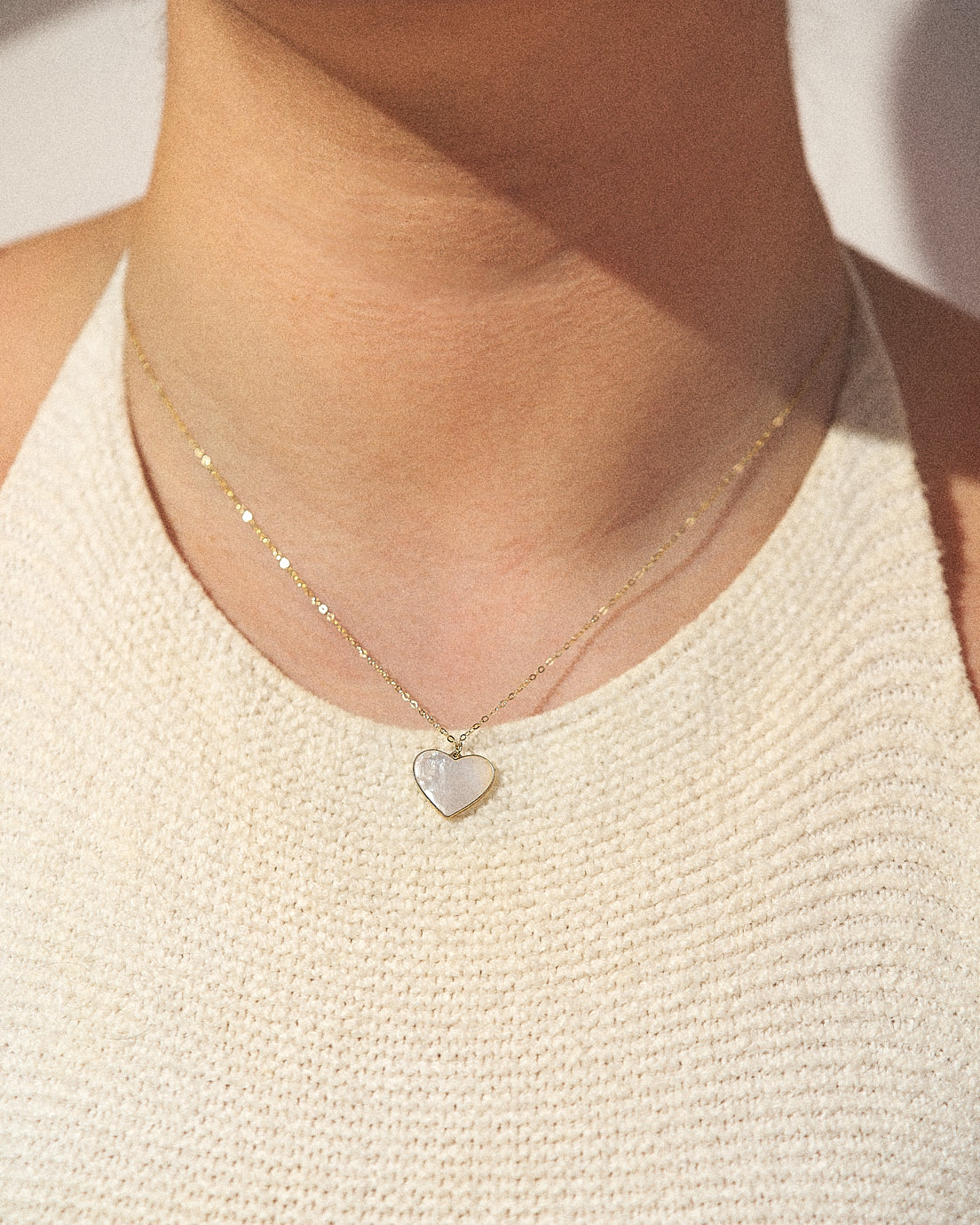 Delicate heart necklace