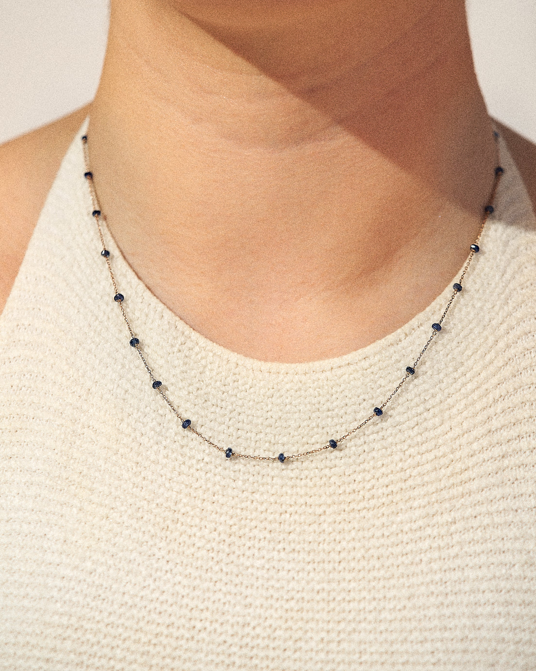 Rosary Blue necklace - Zaffiro