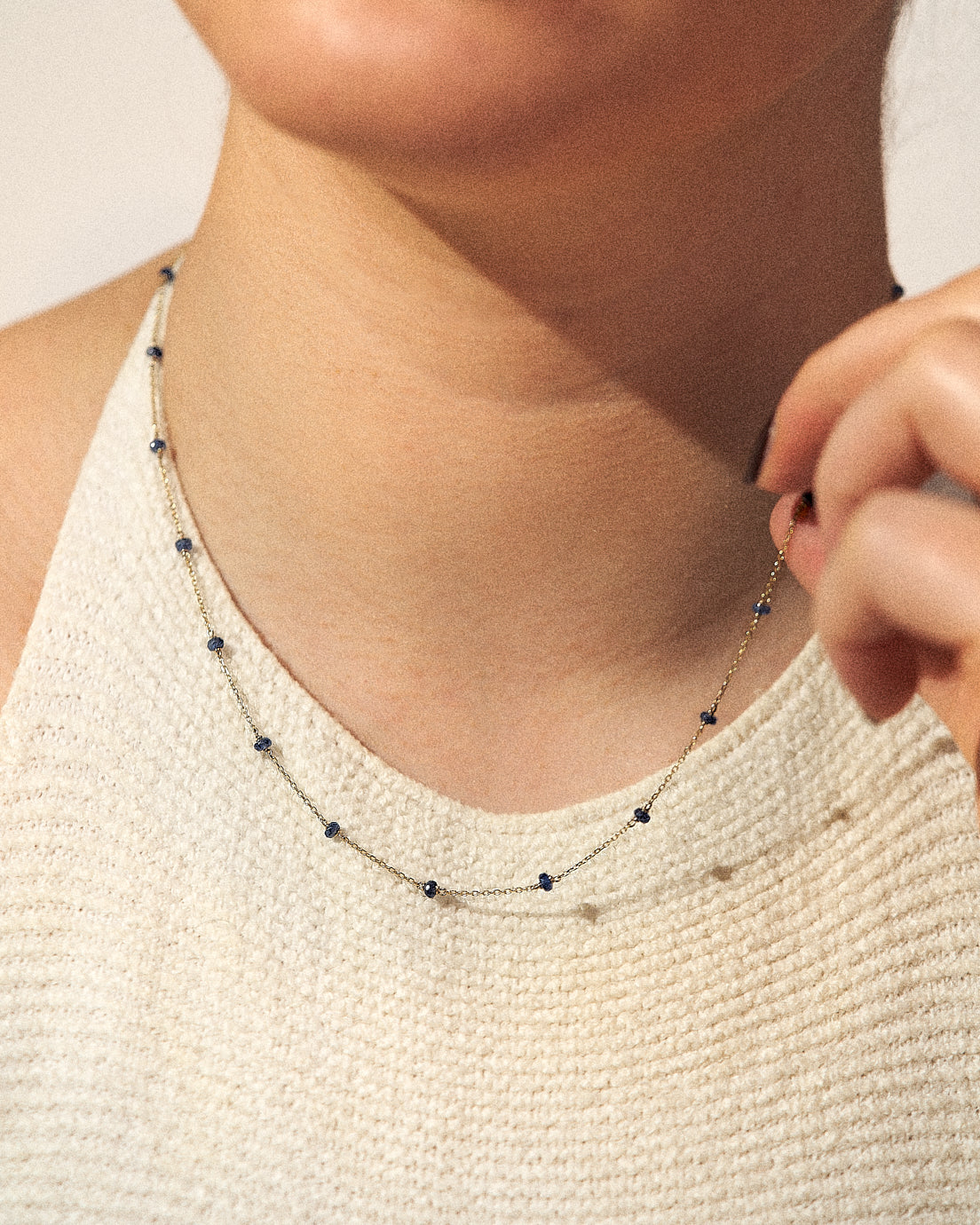 Rosary Blue necklace - Zaffiro