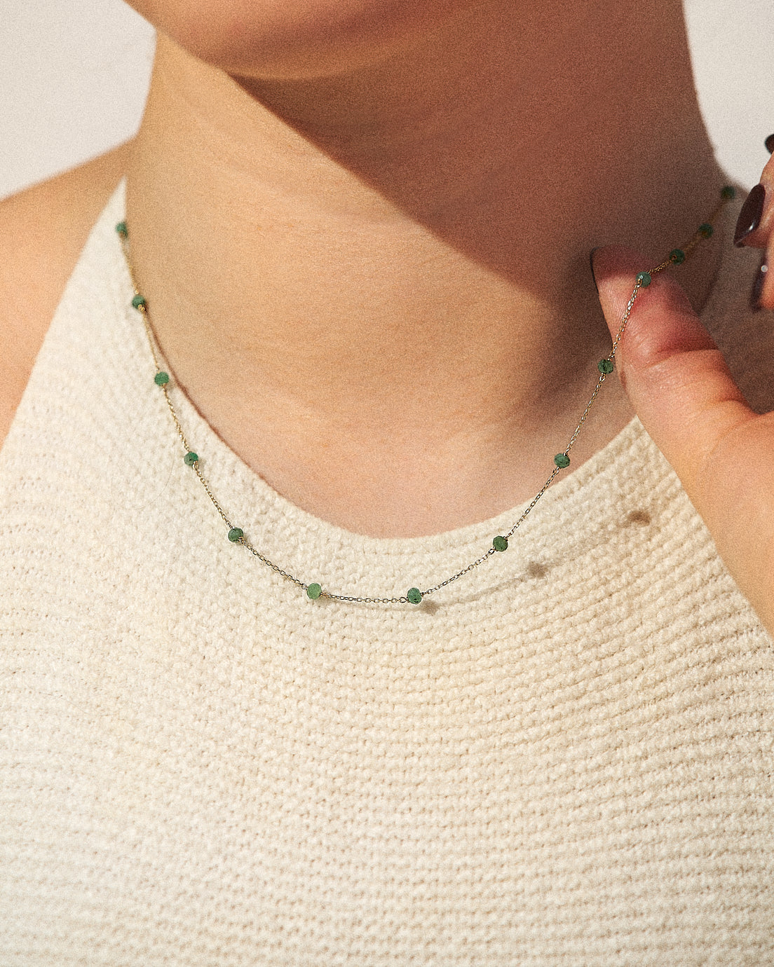 Rosary Green necklace - Smeraldo