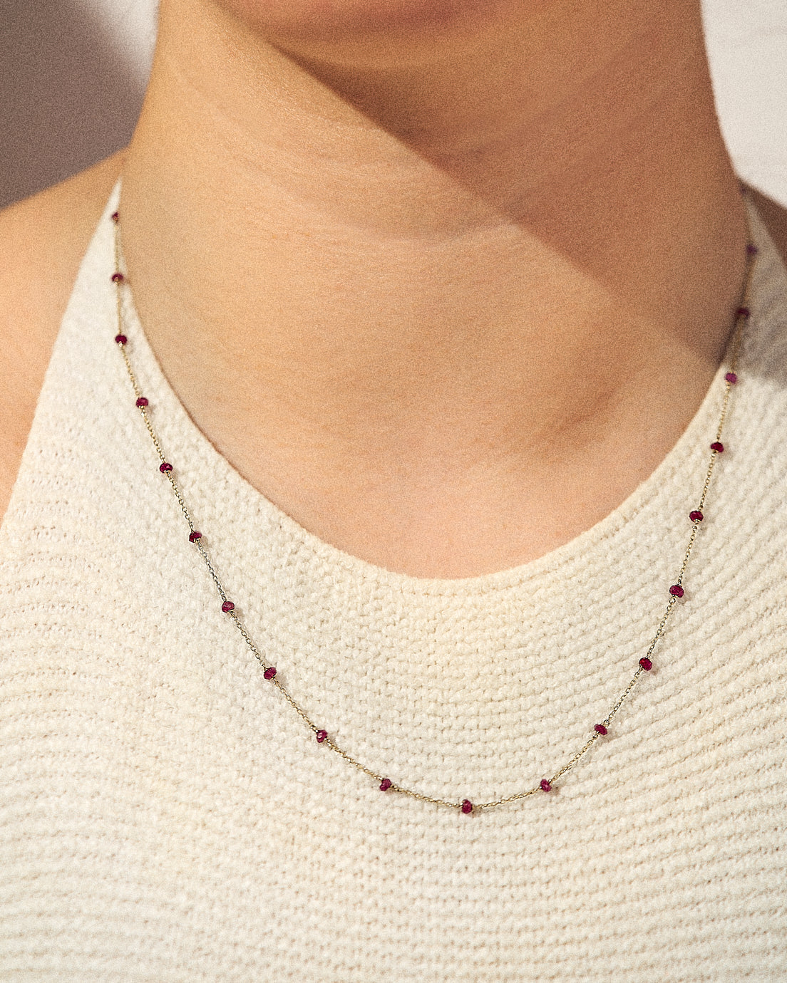 Rosary Red necklace - Rubino