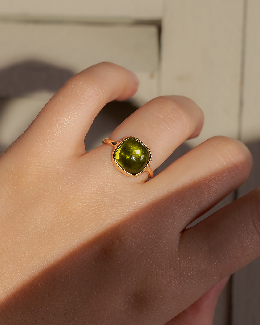 Bague Péridot Greenie