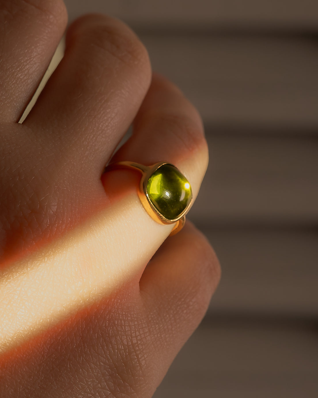 Greenie ring - Peridoto