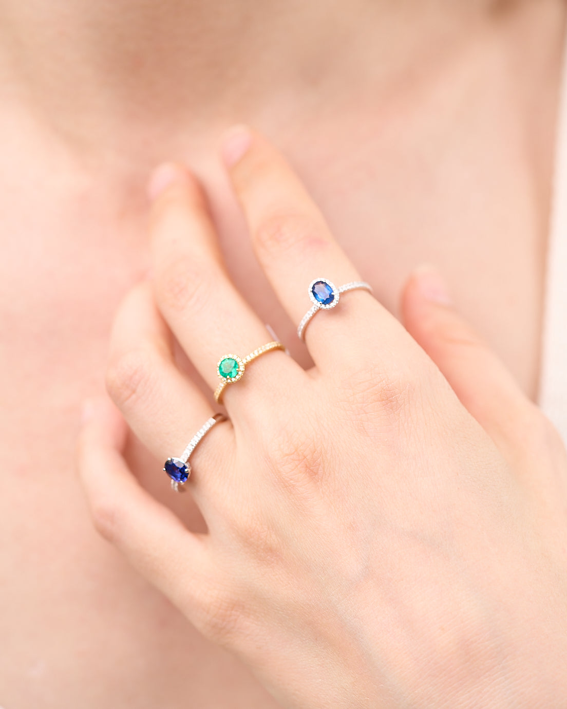 Himari ring - Smeraldo