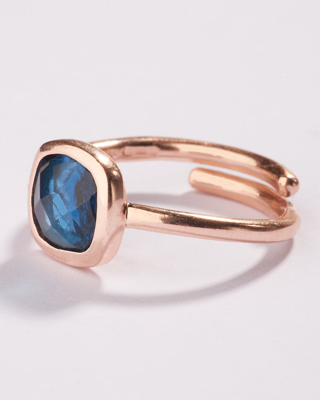 Bague Quartz Bleu