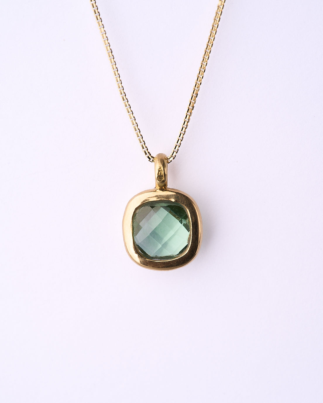 Reina necklace - Prasiolite