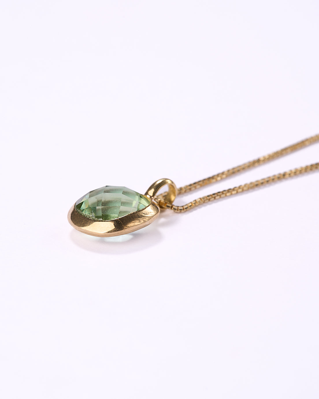 Reina necklace - Prasiolite