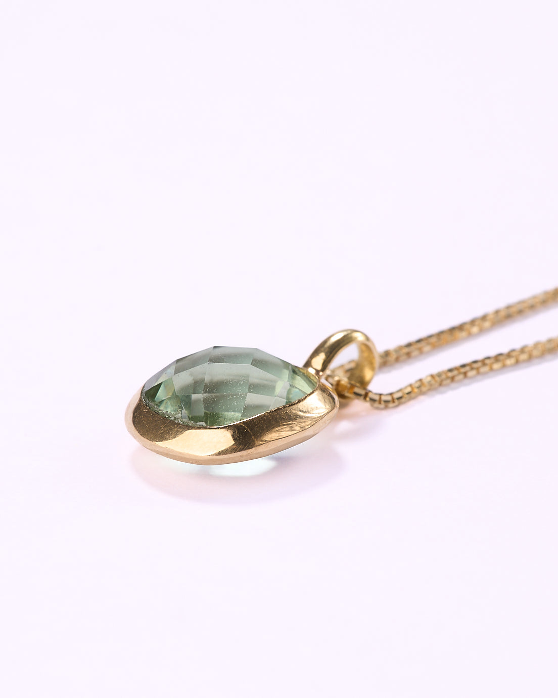 Reina necklace - Prasiolite