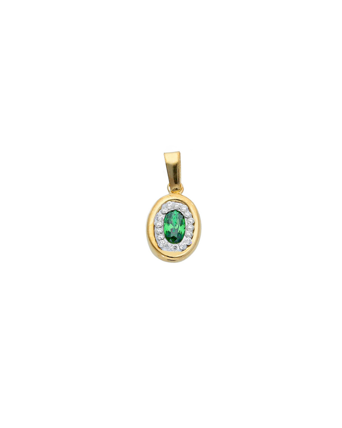 Antique Emerald charm