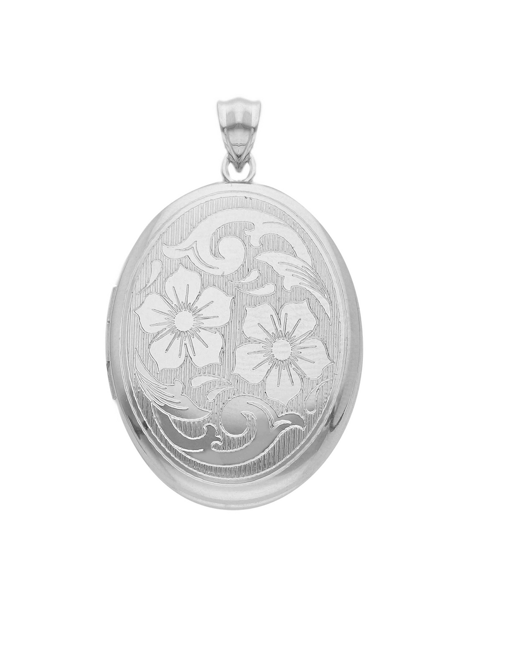 Ciondolo Ovale Tuscany Silver Con Dettaglio Celtico Inciso In Argento 925 Riciclato – Su Catena Curb 46cm, Elegante E Ipoallergenico.