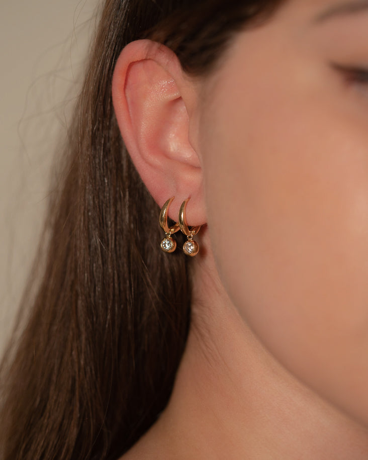 Boucles d'oreilles fleuries