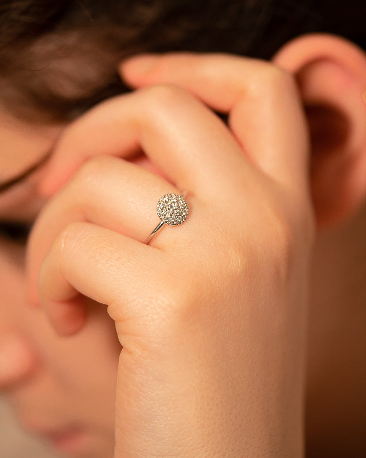 Bague Magnolia Diamant Blanc