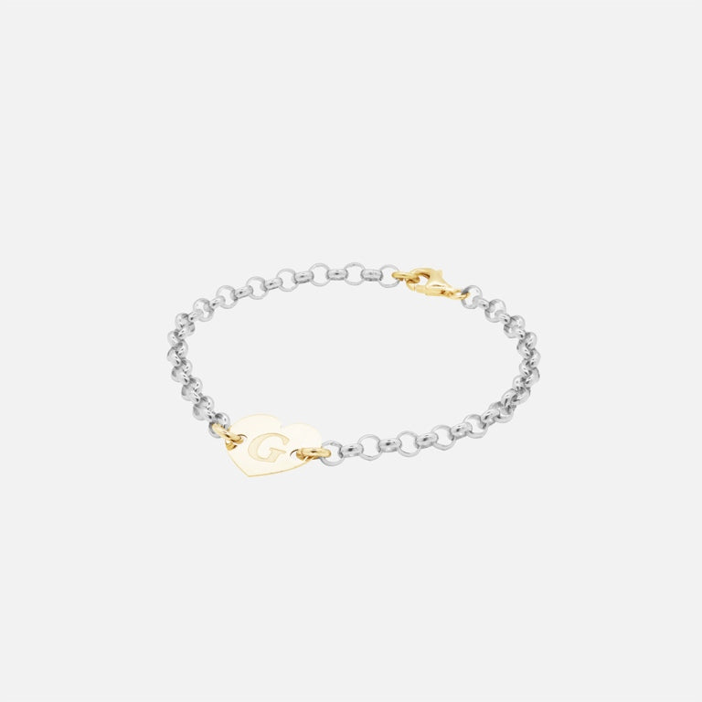 Heart Leash Bracelet (A-I) - GioielliFazio